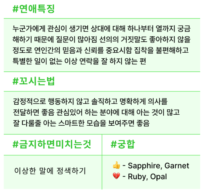 성격 해시테그 테스트