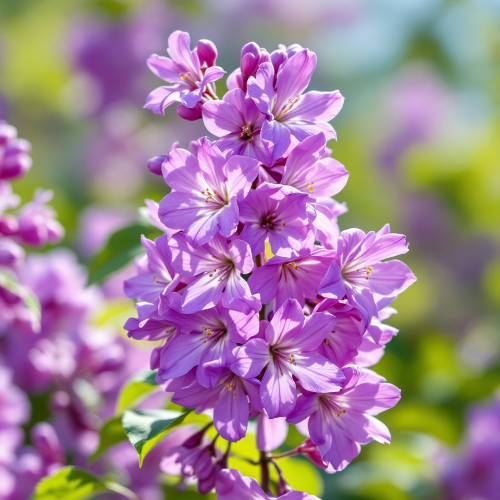 맑은-봄날-흐날리는-라일락-꽃