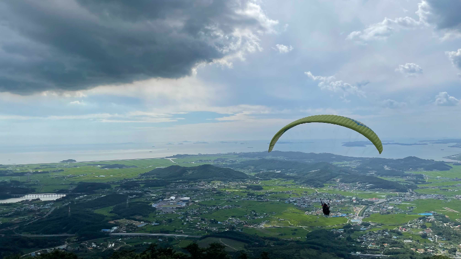 옥마산 전망대 (패러글라이딩 이륙장)