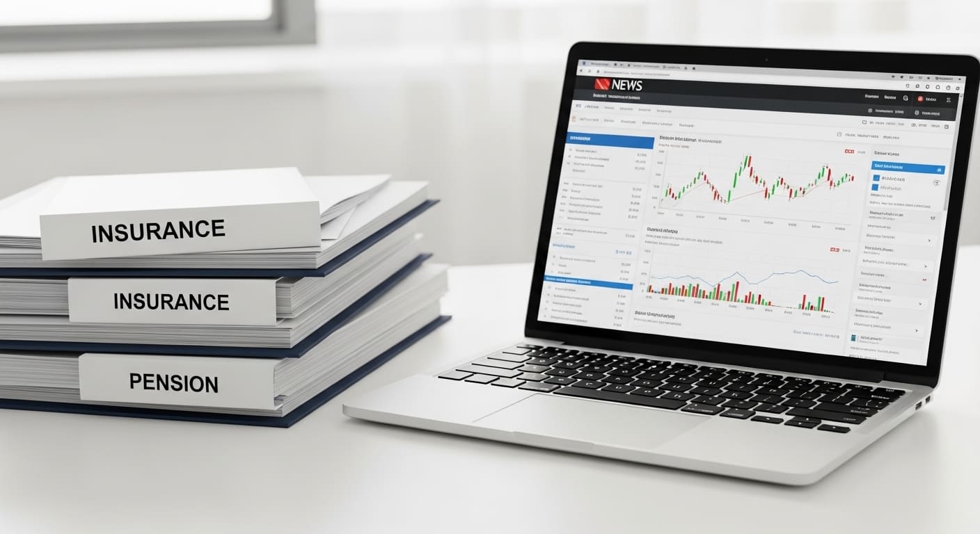 연금 전환을 위한 신청서 작성 모습