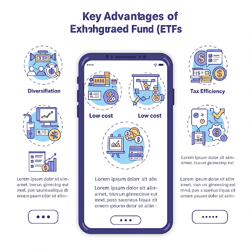 ETF의 장점 인포그래픽