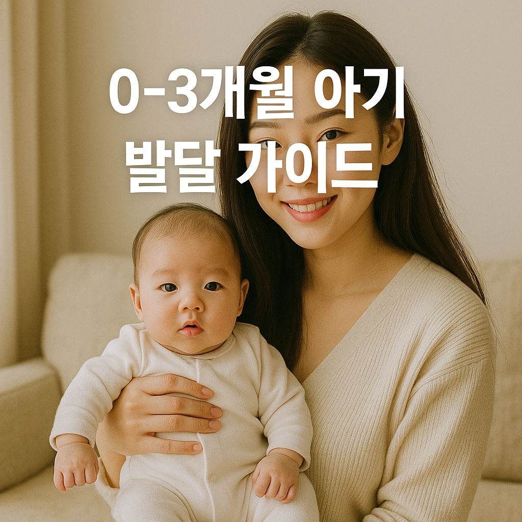0-3개월 아기 발달의 놀라운 변화들