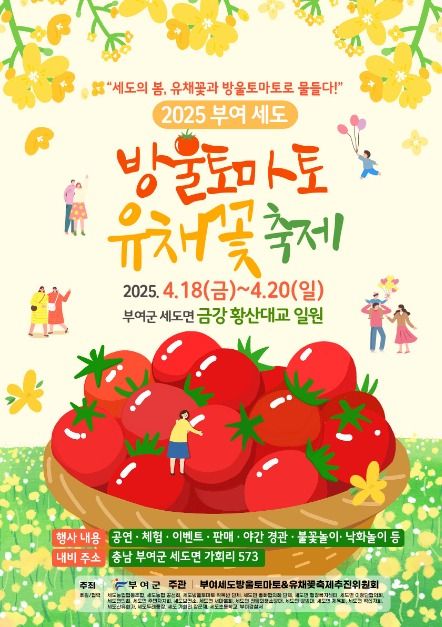 2025 부여 세도 방울토마토 &amp; 유채꽃 축제