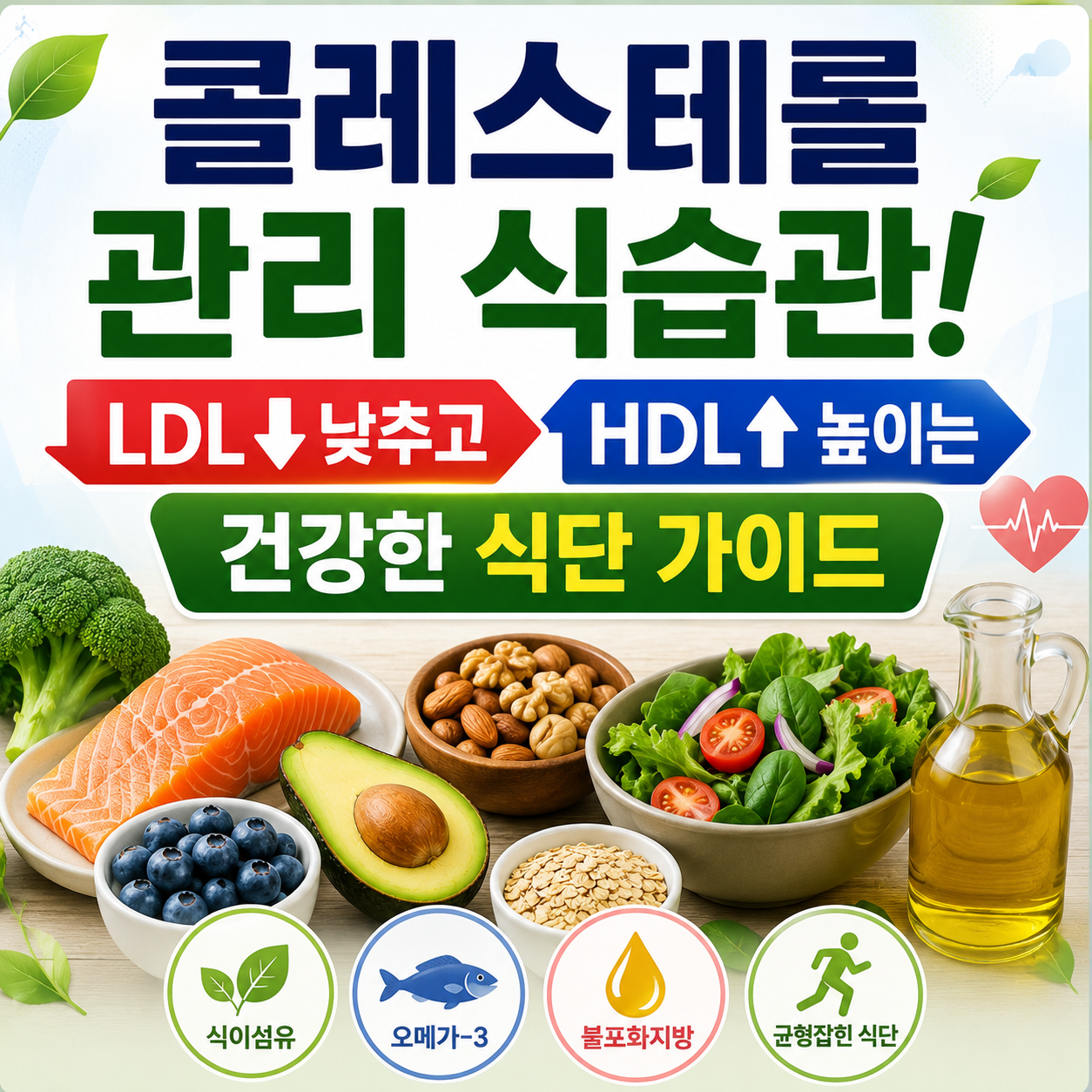 콜레스테롤 관리 식습관