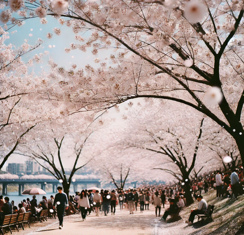 한강 따라 즐기는 벚꽃길 (뚝섬유원지, 여의도, 반포)