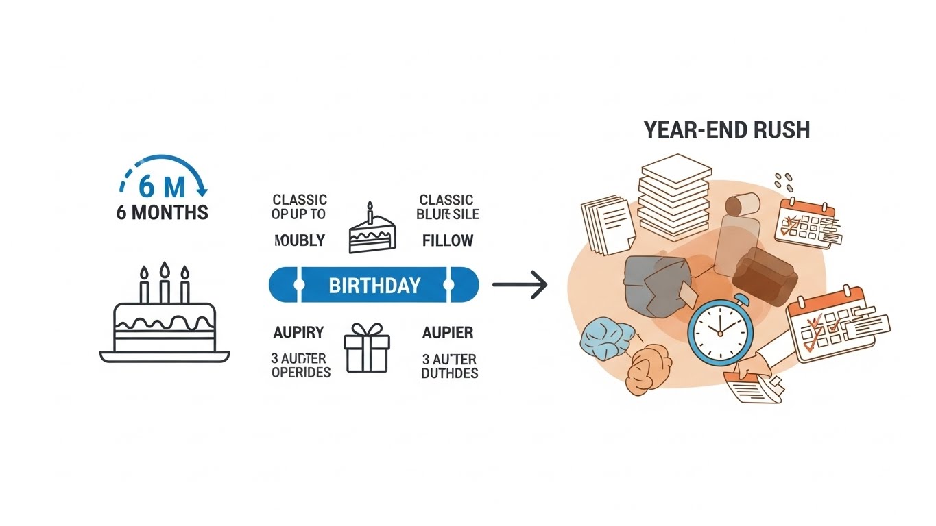 2026년 운전면허 갱신 기간과 과정을 보여주는 인포그래픽