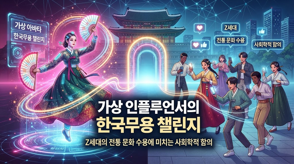 가상 아바타 인플루언서의 한국무용 챌린지 콘텐츠가 Z세대의 전통 문화 수용에 미치는 사회학적 함의