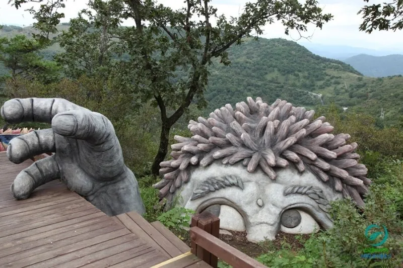 의령 한우산 철쭉 도깨비 설화원 – 별, 철쭉이 있는 힐링 명소