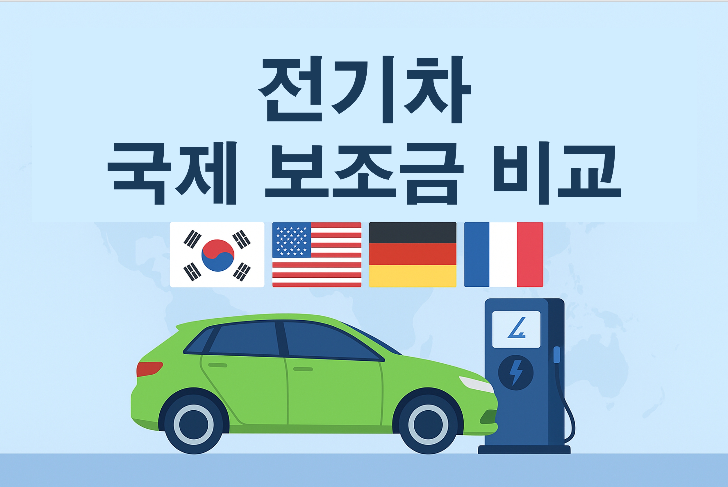 전기차 국제 보조금 비교