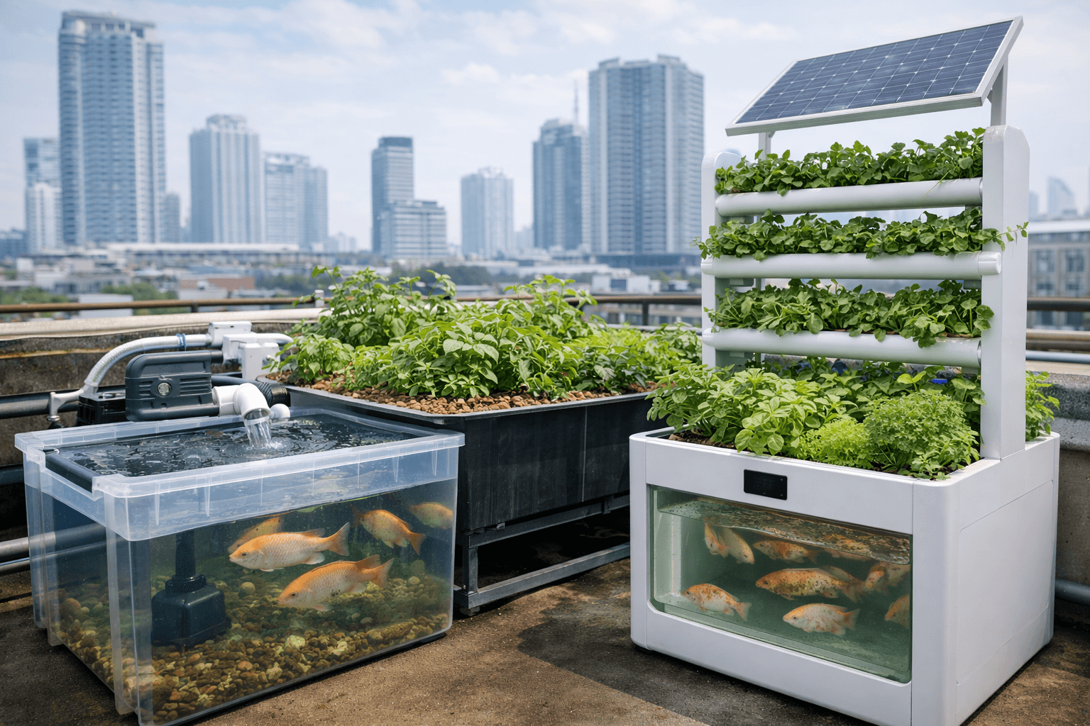 DIY vs 완제품 아쿠아포닉스 (비용, 시간, 난이도)