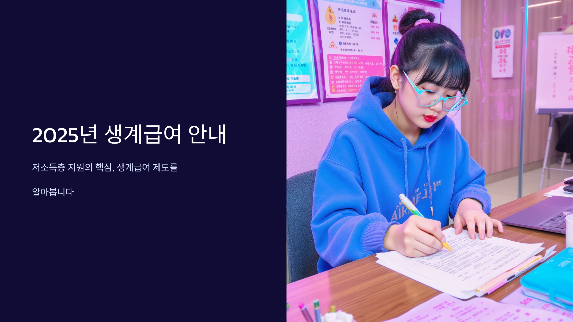 2025 생계급여 신청방법과 수급자격 완벽정리