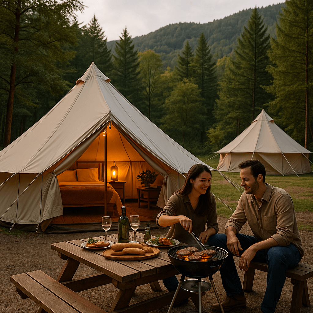 자연 속에서 즐기는 특별한 휴식, 국내 글램핑 여행지 추천