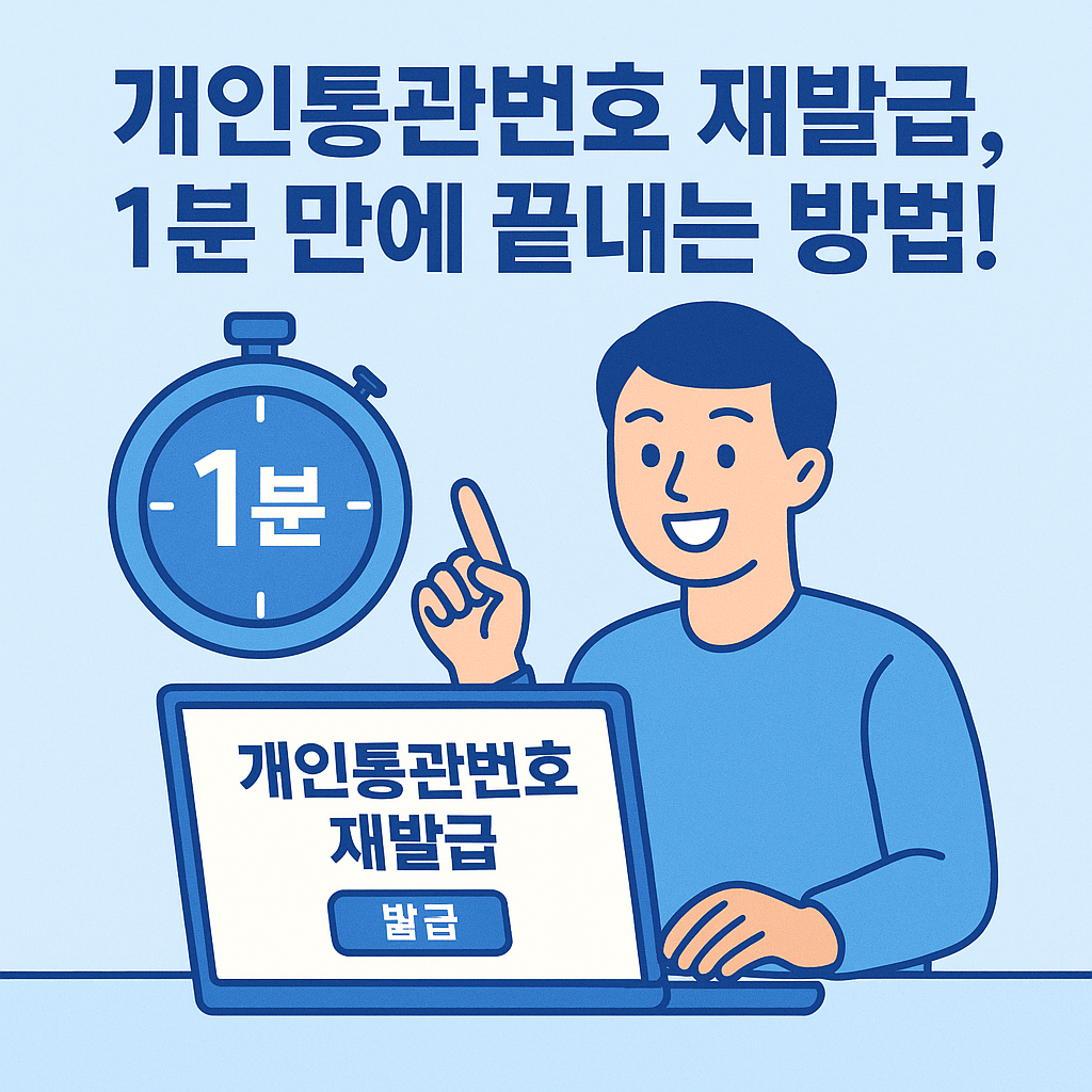 개인통관번호 재발급 방법! 1분 만에 다시 받는 꿀팁 공개 쿠팡 정보 유출