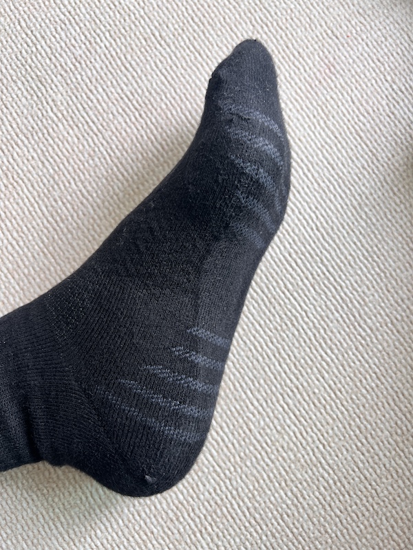 다이소 양말 원단 질감 클로즈업