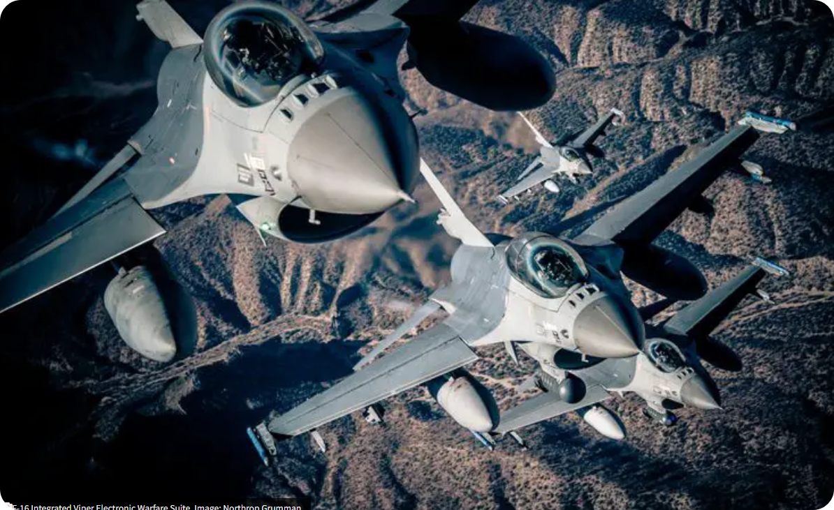 F-16을 위한 새로운 전자전 시스템 랩 통합 완료