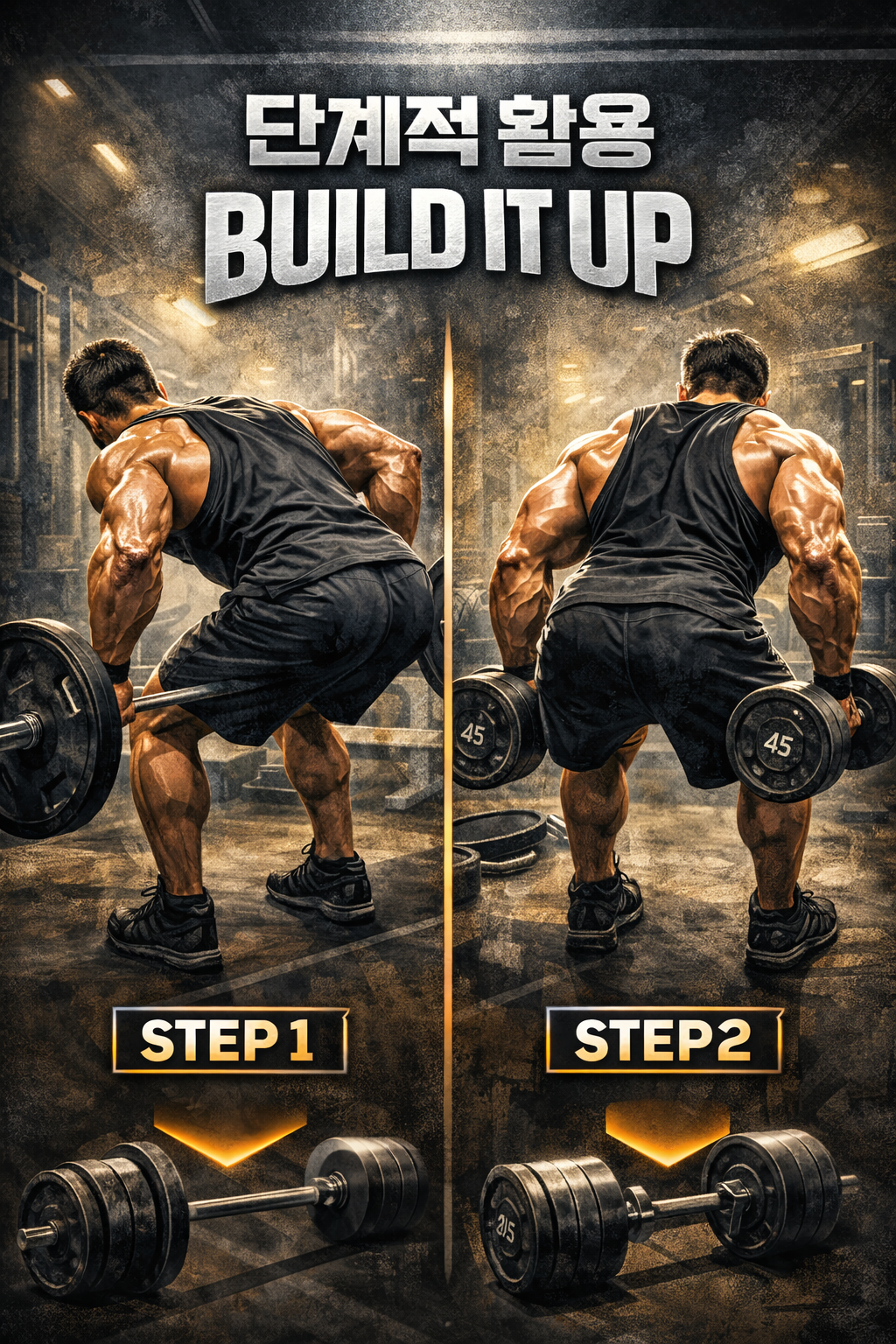 바벨과 덤벨을 “구조 단계”로 사용하는 방법