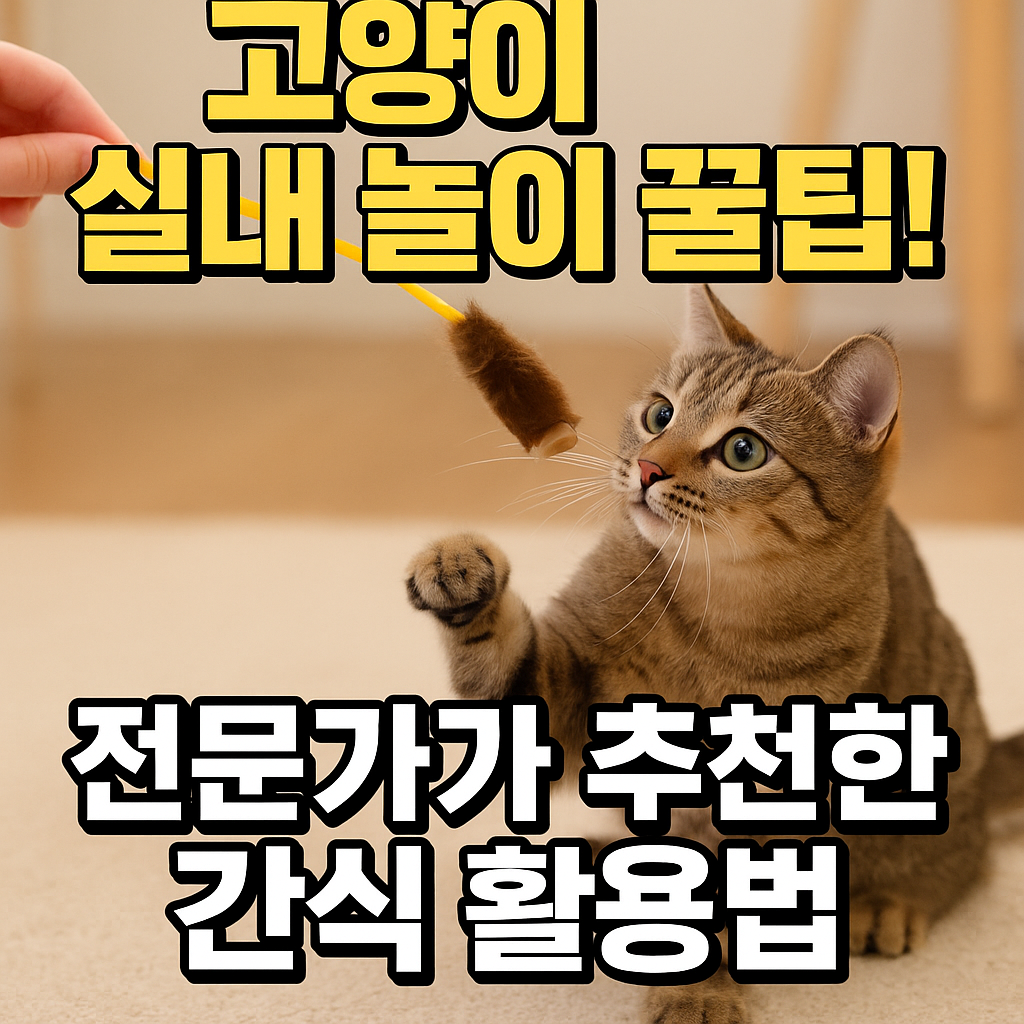 고양이 실내 놀이
