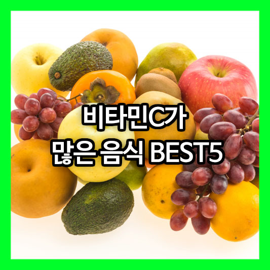 비타민C가 많은 음식 BEST5, 건강을 지키는 최고의 선택