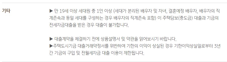 KB국민은행 주거안정주택구입자금대출 자격 조건 금리 필요 서류