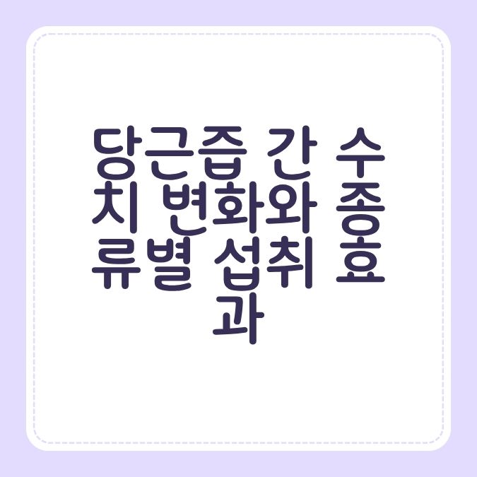 당근즙 간 수치 변화와 종류별 섭취 효과