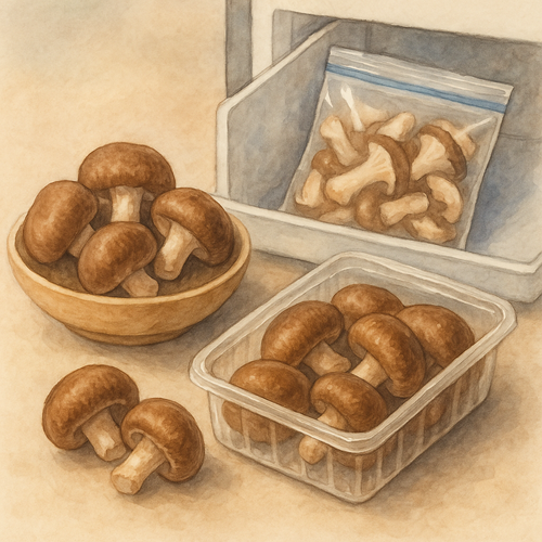 생표고버섯-보관법