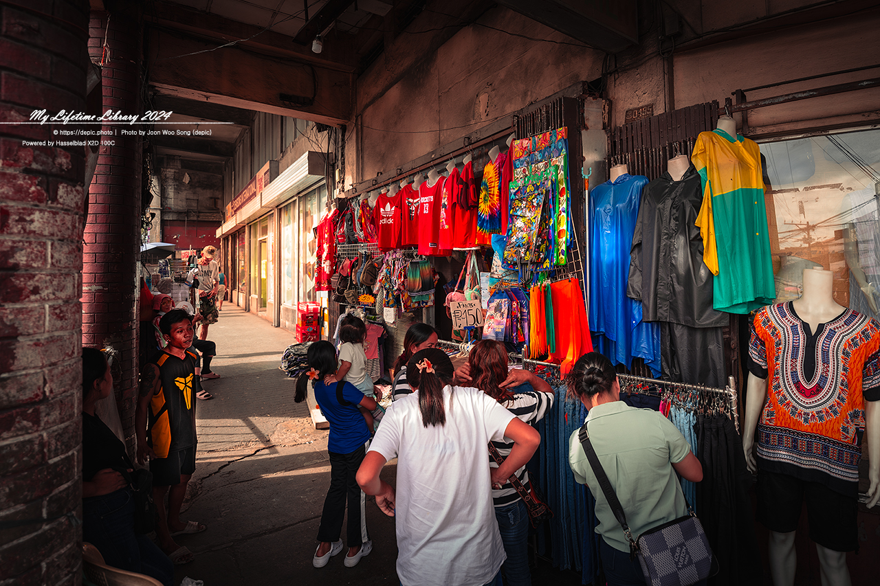 필리핀 세부 거리 시장