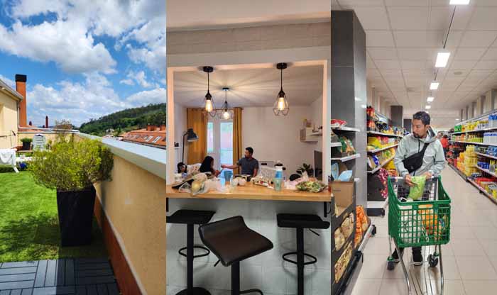 낭만적인 옥상테라스가 있는 산티아고 숙소에서