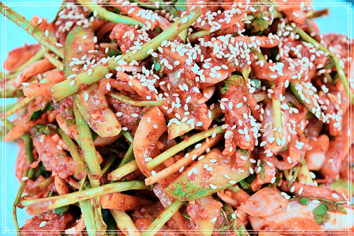 제부도, 전곡항 맛집 참소라숙회, 참소라 무침