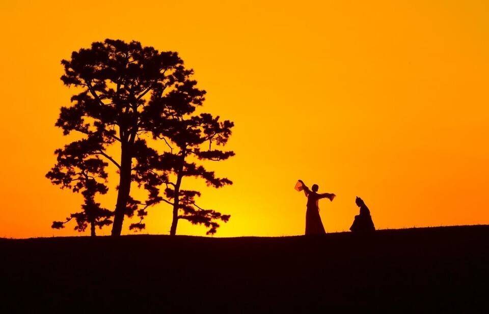 청주 정북동 토성 일몰