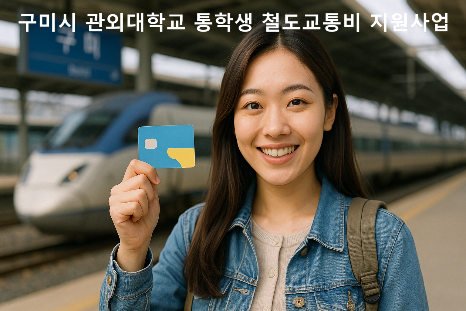 구미시 관외대학교 통학생 철도교통비 지원사업