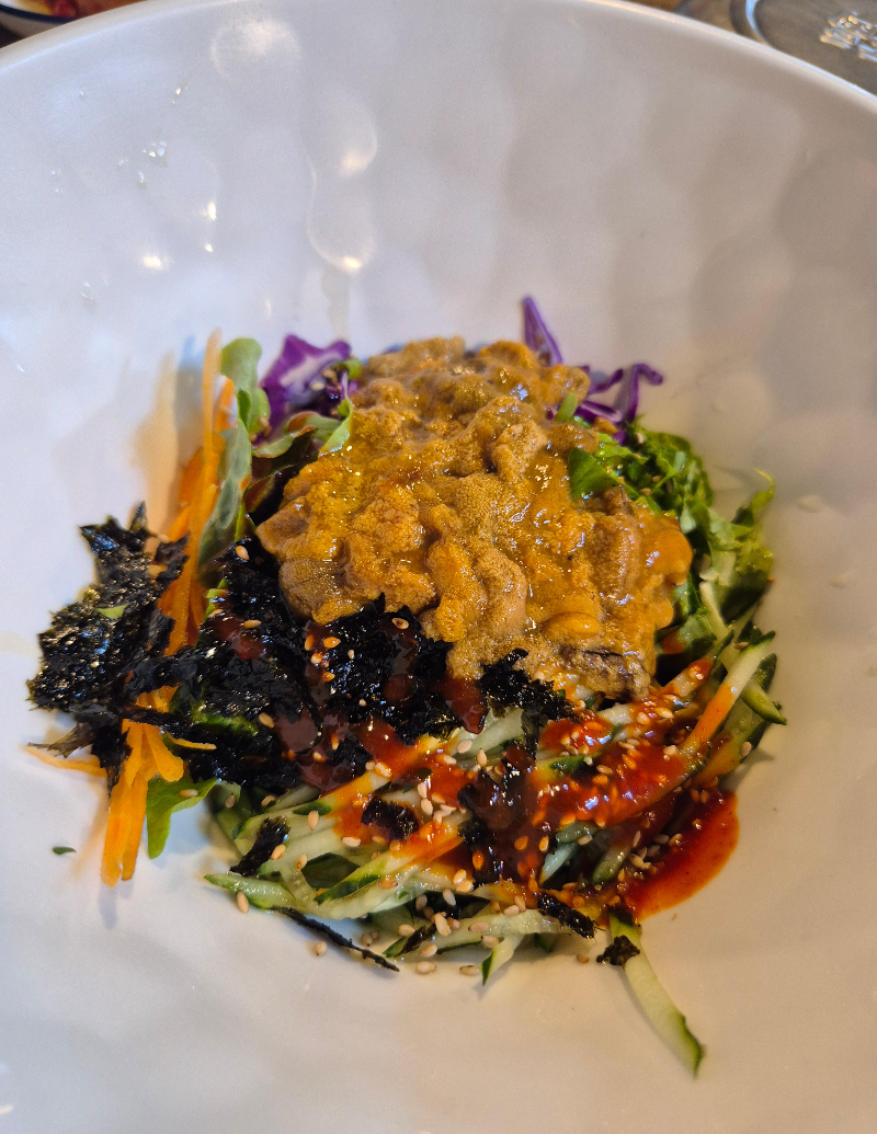 제주 성게비빔밥 성게알 신선한