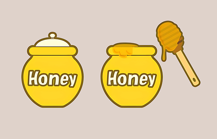 용기에-담긴-꿀