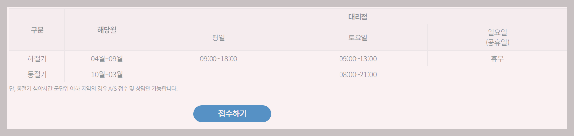 귀뚜라미 보일러 접수