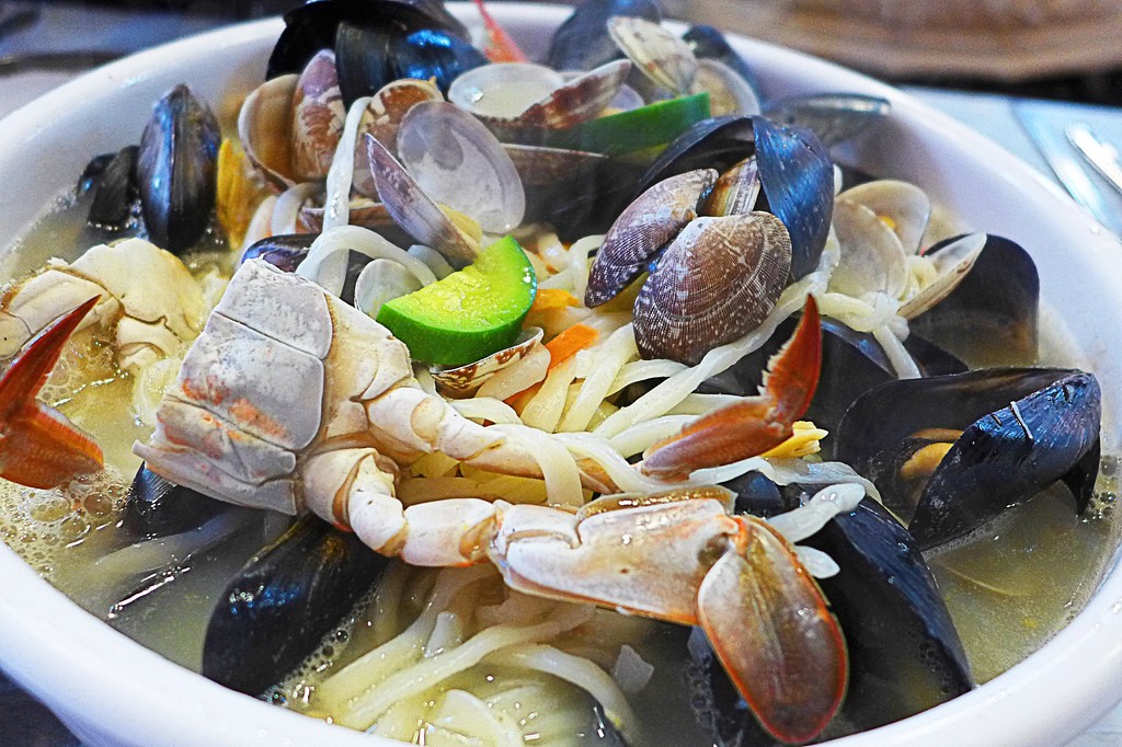 익선동 맛집 해물 바지락칼국수 예시
