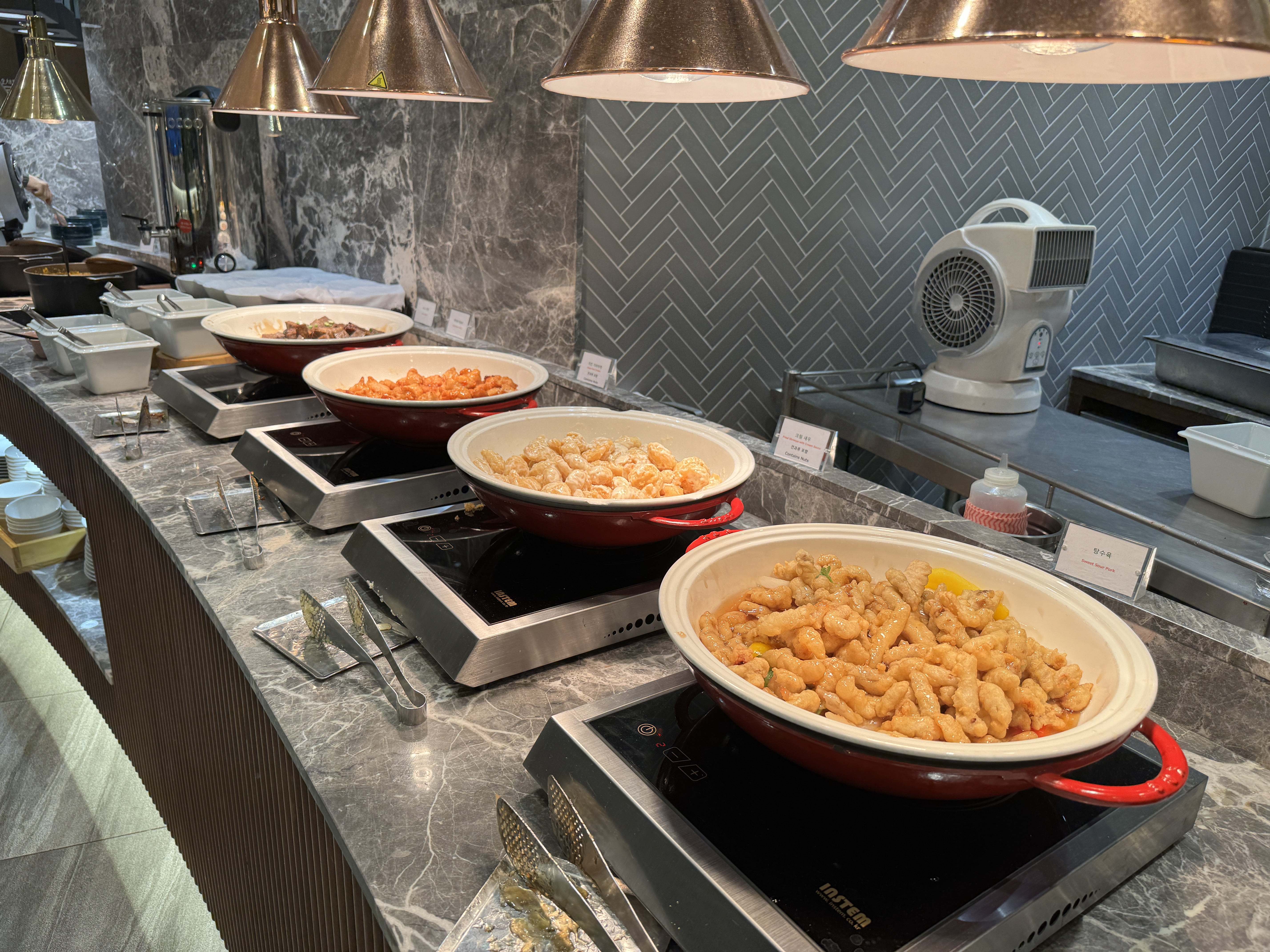 부산-영도-뷔페-목장원-오채담-튀김