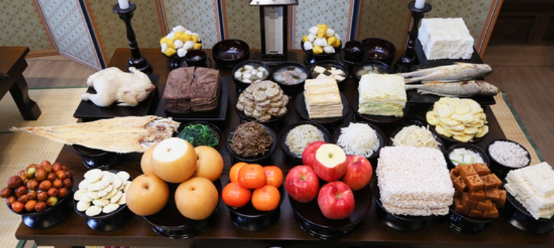 한국의 떡 종류 조침떡-명절상