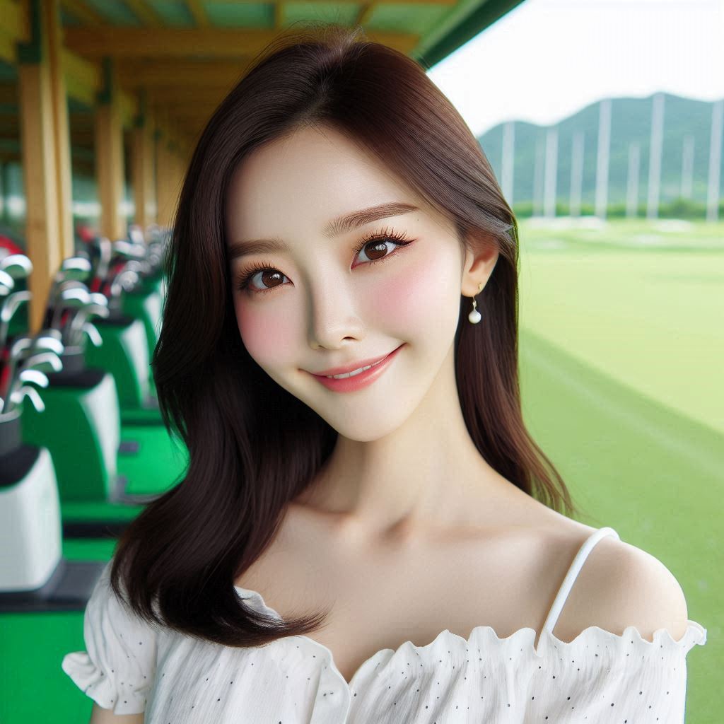 실외골프연습장 배경