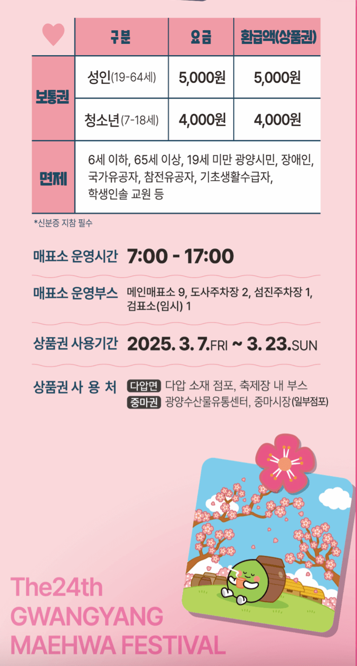 광양-매화축제-입장료