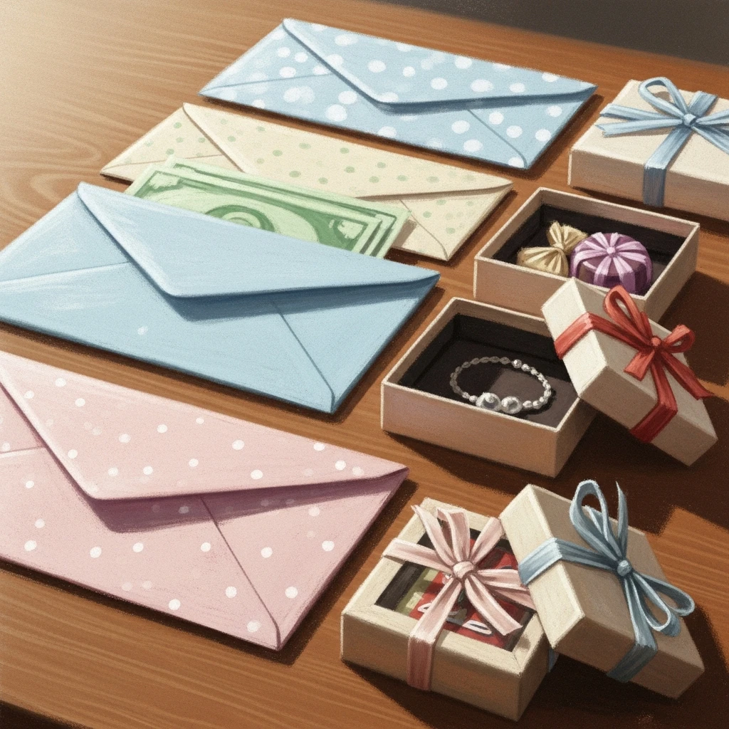 개업 선물과 축의금 준비