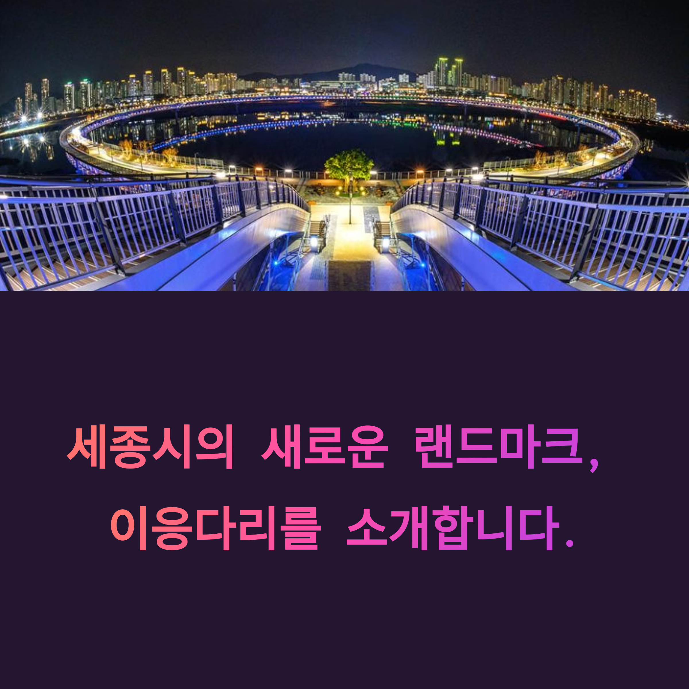 세종시 이응다리 완벽 가이드