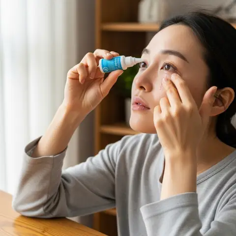 안구건조증 완화를 위한 인공눈물 점안