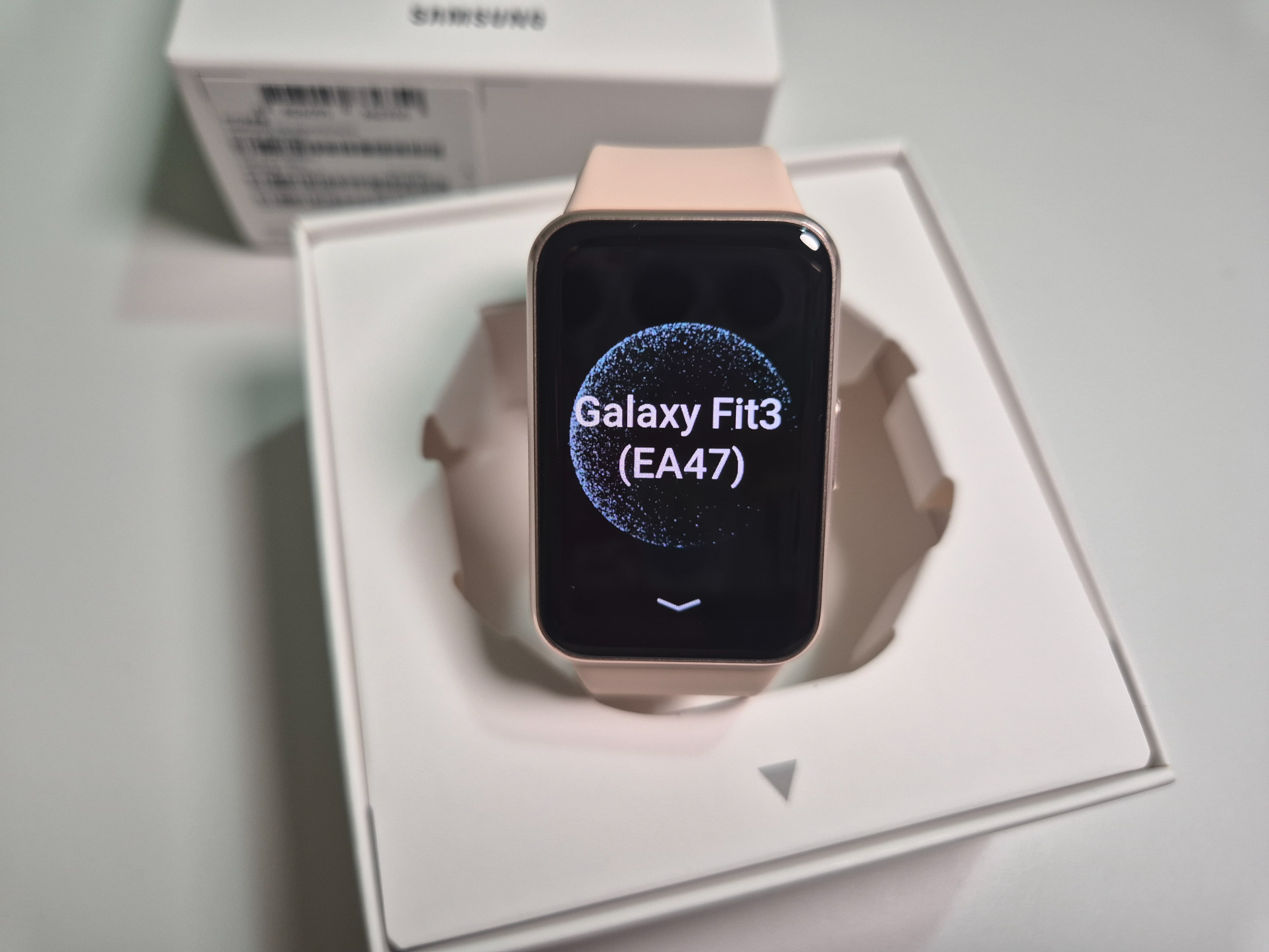 갤럭시 핏 3 핑크 골드