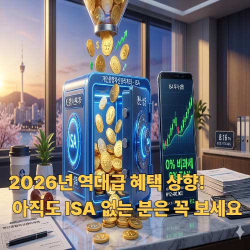 2026 ISA 개정 혜택: 배당금 세금 0원 만드는 절세 전략 (투자자 필독)