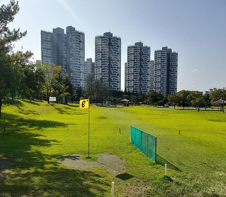 충청북도 청주 호미골파크골프장 소개