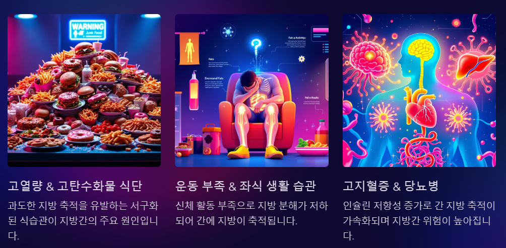 지방간 유발요인