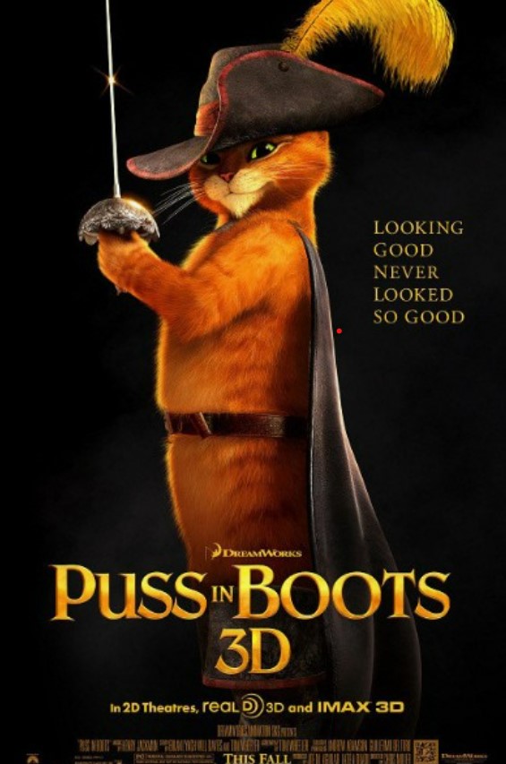 장화신은고양이 영화포스터