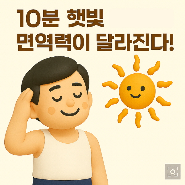 매일 10분 햇빛 쬐는 습관, 면역력이 달라진다/gpt