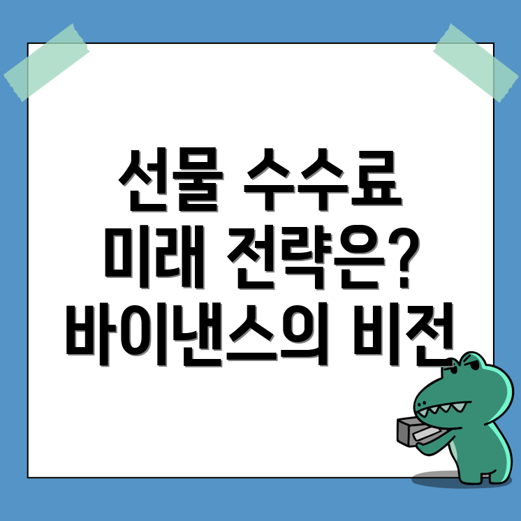 바이낸스 선물 수수료