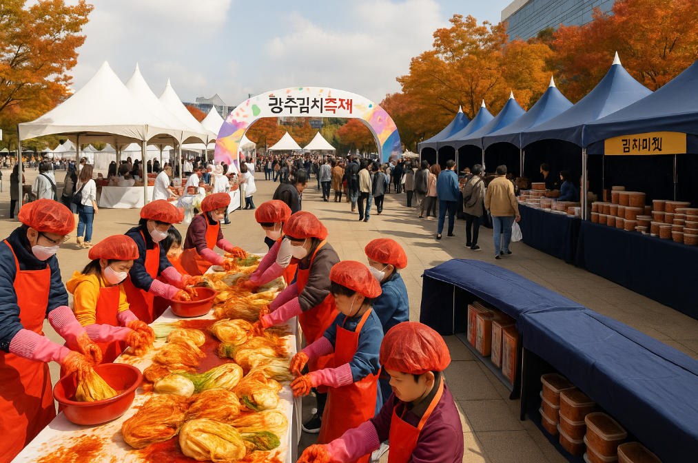 주말 가족나들이 완벽한 가을 김치축제 3분 가이드