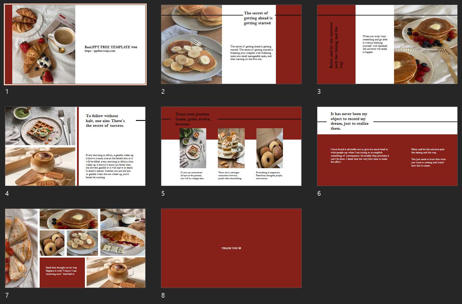 레드-심플-무료-피피티-레이아웃